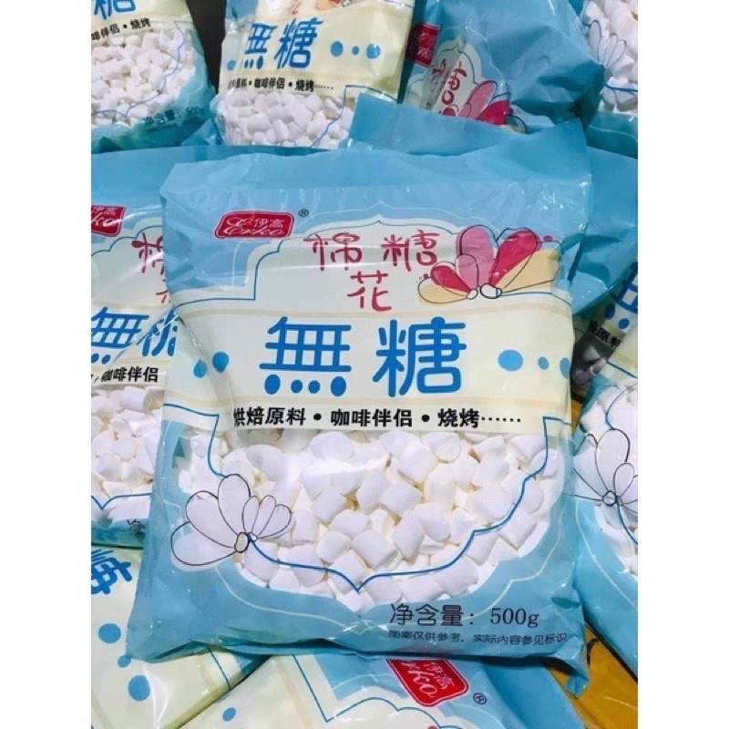 Kẹo Marshmallow trắng ăn kiêng 500gr