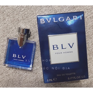 Nước hoa mini BVLGARI BLV pour homme 5ml chuẩn chính hãng