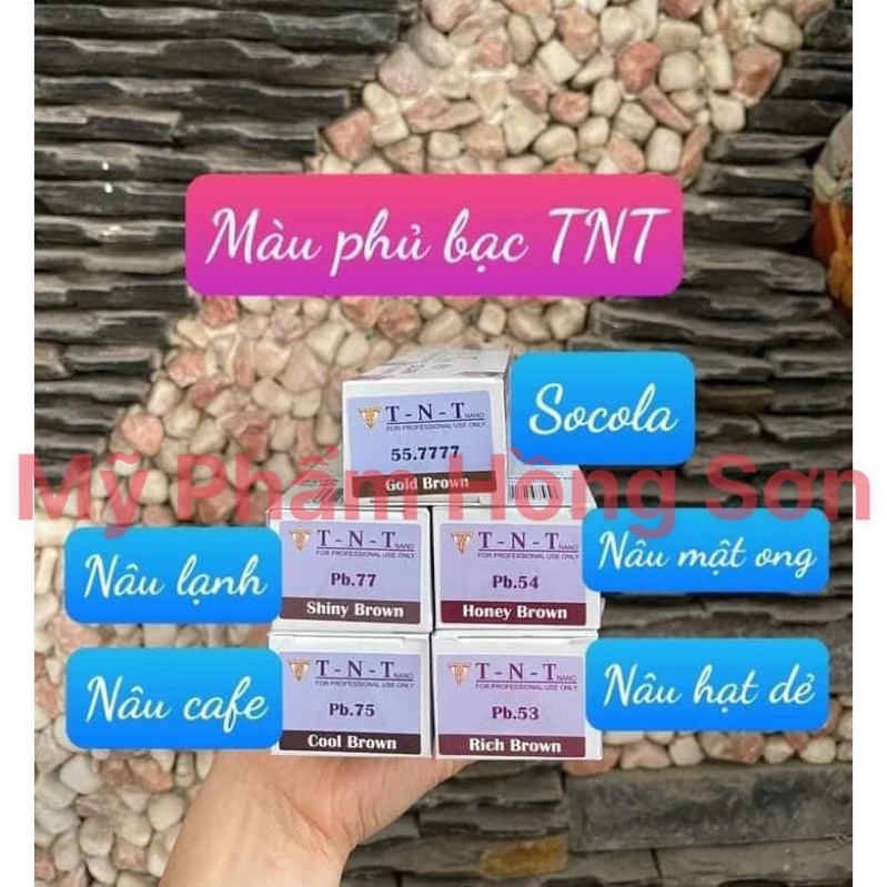 Thuốc Nhuộm Tóc TNT màu PLUS 100ml CHÍNH HÃNG,Tip nhuộm dạng kem,đủ loại màu Xu Hướng màu hot màu thời trang