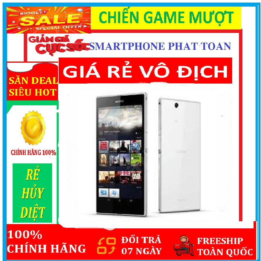 [GIẢM GIÁ SỐC] điện thoại Sony Xperia Z Ultra mới  CHÍNH HÃNG - màn hình 6.4inch