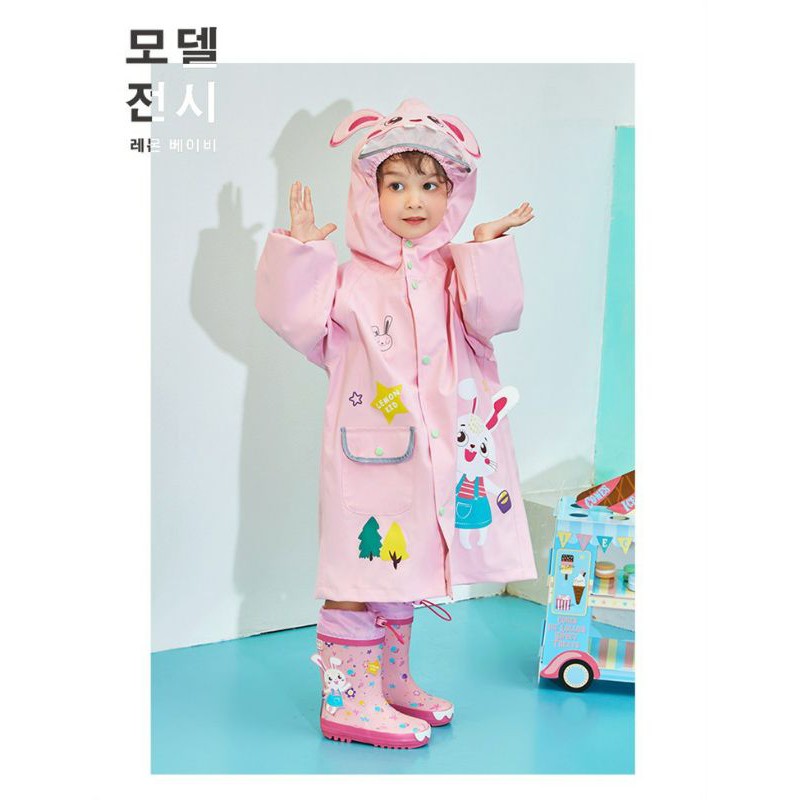 Áo Mưa Cho Bé Cao Cấp Lemonkid Mã LK2201004
