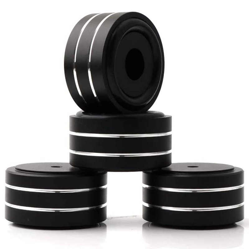 4 cái 40X20Mm nhôm HiFi AMP Loa cách ly Chân đế Bàn xoay Bộ đệm chân DAC
