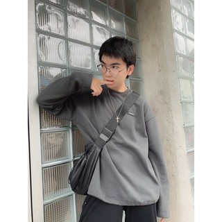 ÁO SWEATER FUNKY XÁM CHÌ TAG CAO SU
