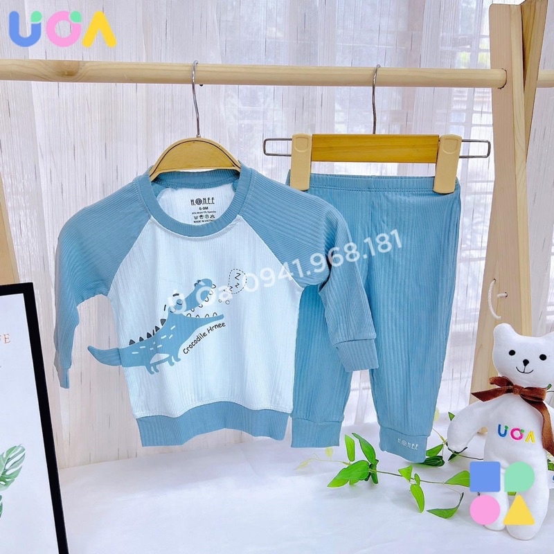 Bộ dài tay HRNEE  modal organic mềm mịn