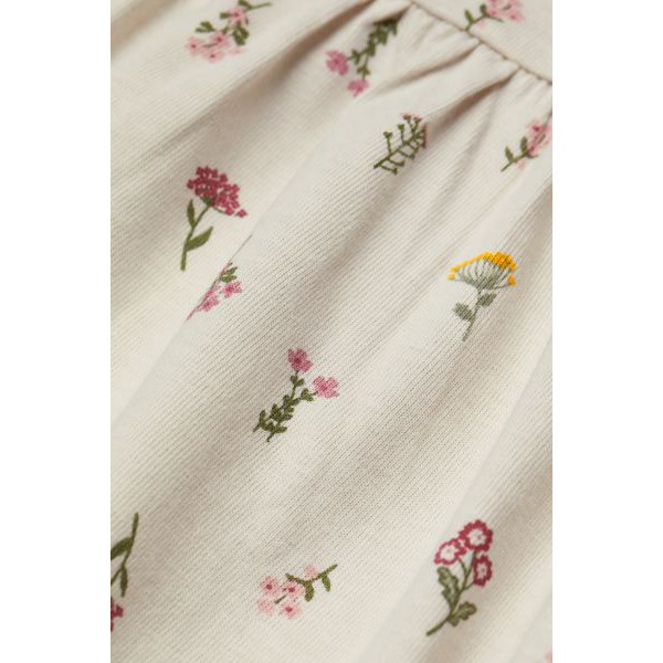 Set 2 váy cotton dài tay H.M UK Auth size 6-9m đến 2-3y