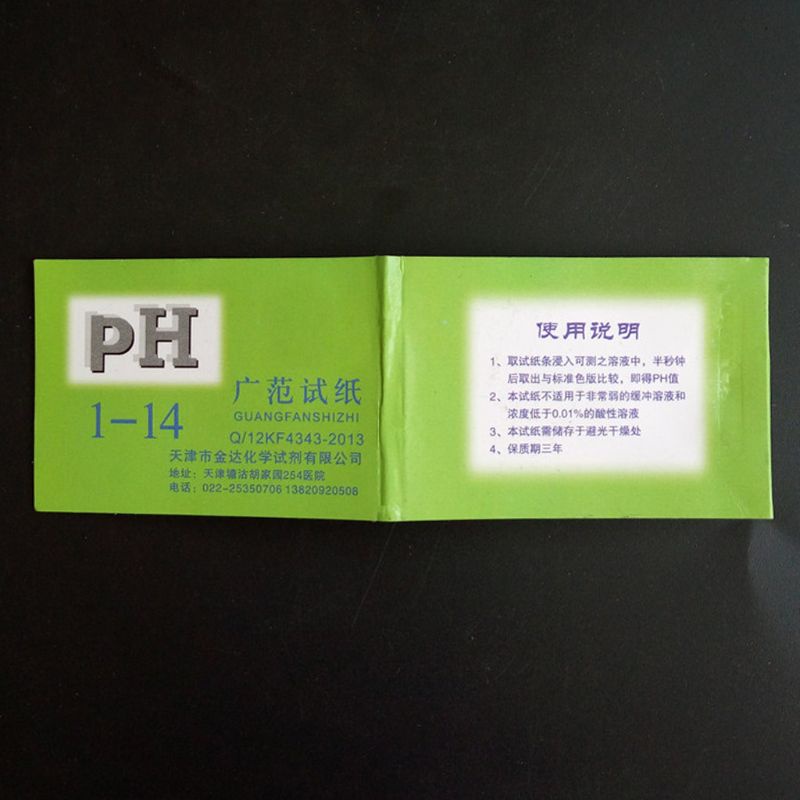 72 Đếm Aquarium Test Strip pH 1-14 Bể nước ngọt Công cụ kiểm tra dễ dàng