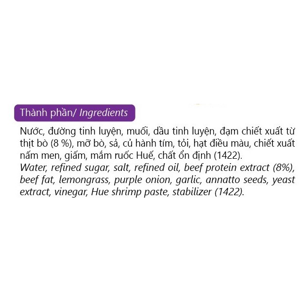 Gia Vị Hoàn Chỉnh Xốt Bún Bò Huế Túi 1KG - nấu 40-50tô