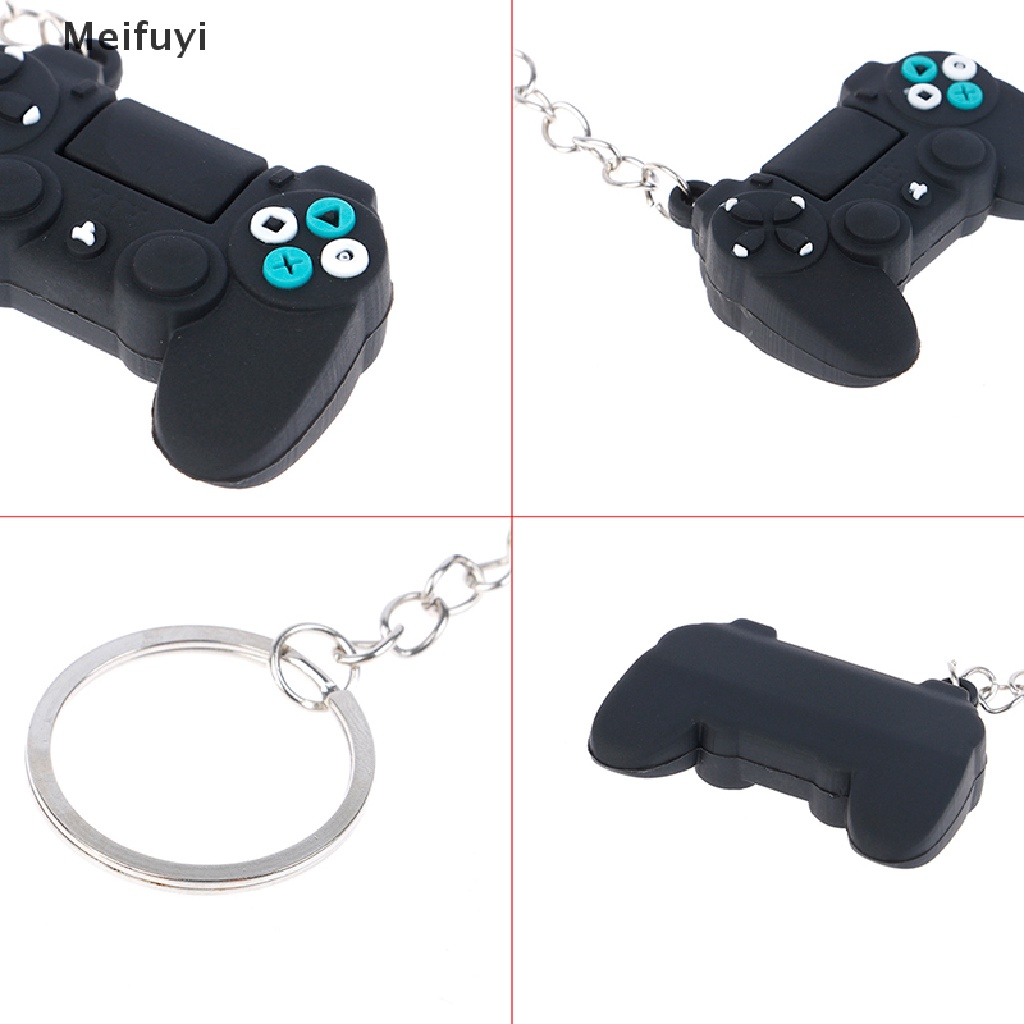 [Meifuyi] Video Game Handle Keychain Couple Joystick Machine KeyChain Keyring Trinket Gift COD