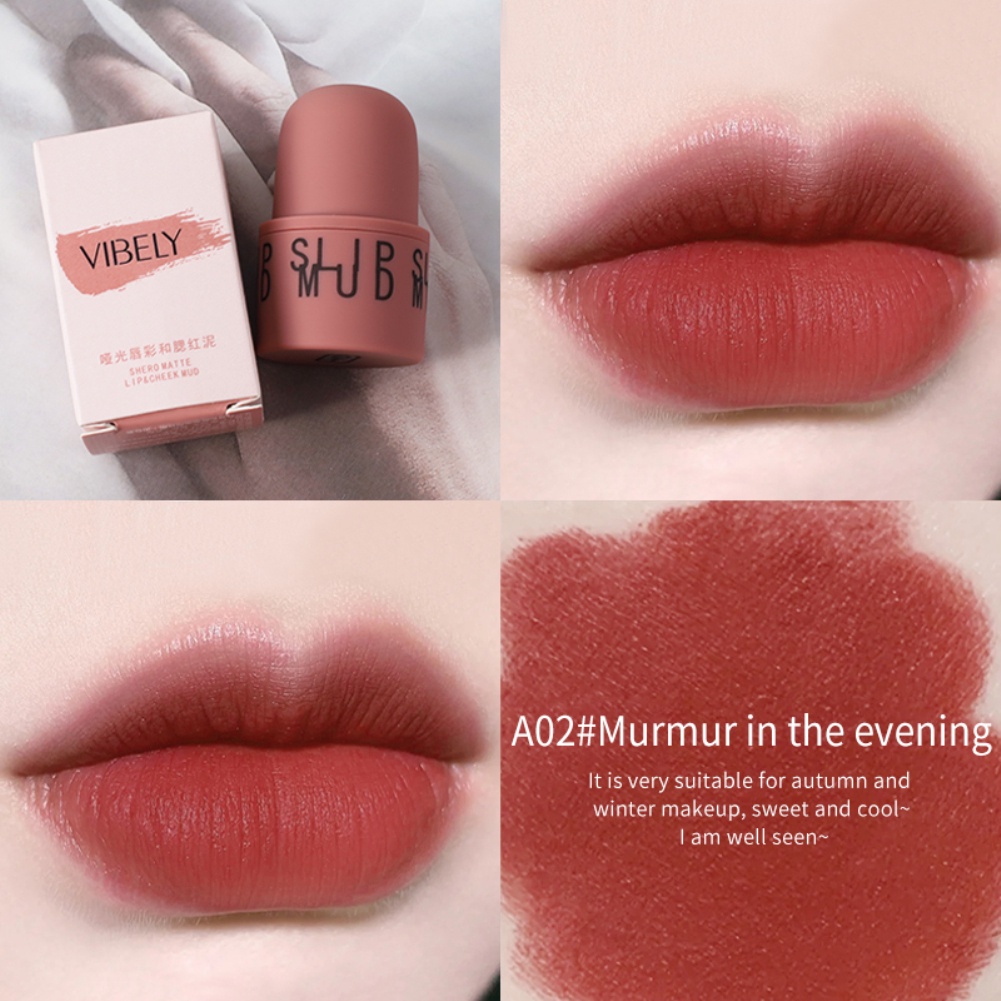 Chứng Khoán sẵn sàng Nhung Mờ Son Môi Men Matte Không Thấm Nước Không-đánh dấu Son Môi Bền Lâu Lip Men COD