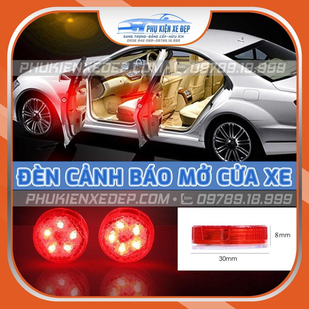 Đèn led cảnh báo mở cửa ô tô - An toàn khi mở cửa xe