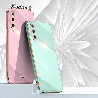Ốp điện thoại viền mềm chống rơi mạ 6D cho Xiaomi Mi 10 10S 10T Pro Lite 9 8
