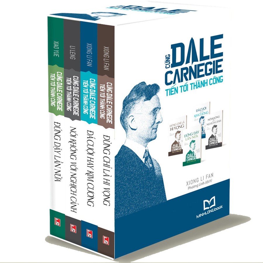 Sách: Combo Cùng Dale Carnegie Tiến Tới Thành Công ( Hộp 4 Cuốn )