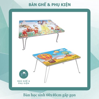 Bàn học sinh gấp gọn gàng đa năng cho bé ngồi học