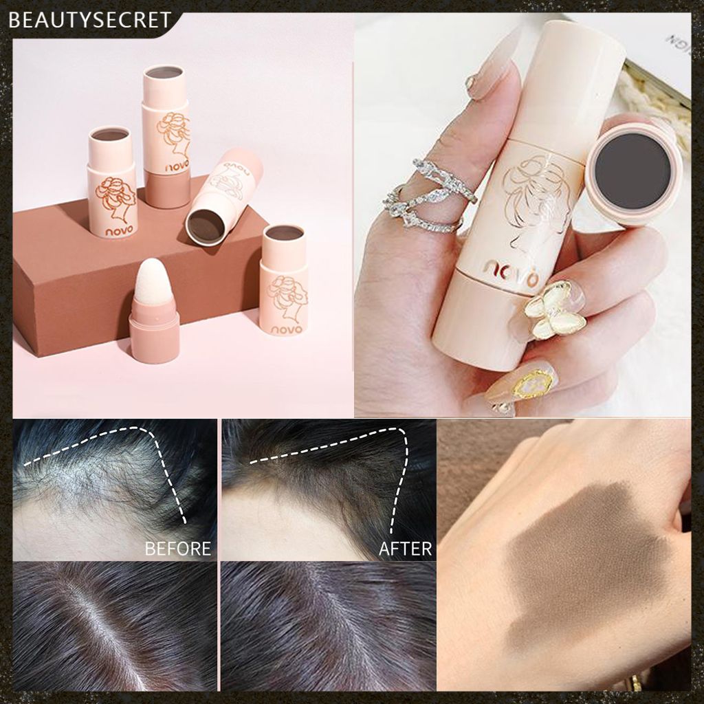 (Hàng Mới Về) Phấn Che Khuyết Điểm Cho Tóc Và Trán Tự Nhiên Novo