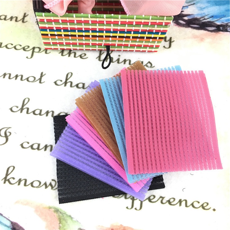 Miếng Dán Tóc Mái Không Đường May Màu Trơn Dùng Trang Điểm Tiện Dụng