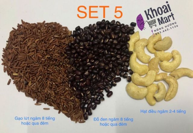 Sét  Hạt nấu sữa/cháo