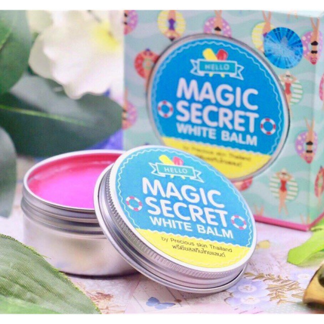 SÁP GIẢM THÂM VÙNG BIKINI NÁCH, BẸN MAGIC SECRET WHITE BALM 40G THÁI LAN CHÍNH HÃNG - 9084