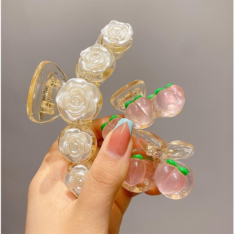 Kẹp Tóc Trong Suốt Phong Cách Hàn Quốc 2022 Thời Trang Cho Nữ