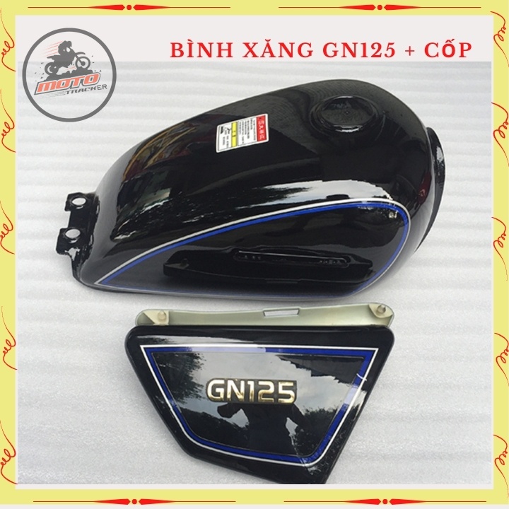 Combo Bình xăng độ và đôi cốp xe GN125, thùng xăng lớn độ xe CLASSIC, dung tích hơn 6 lít, sơn tĩnh điện sẵn