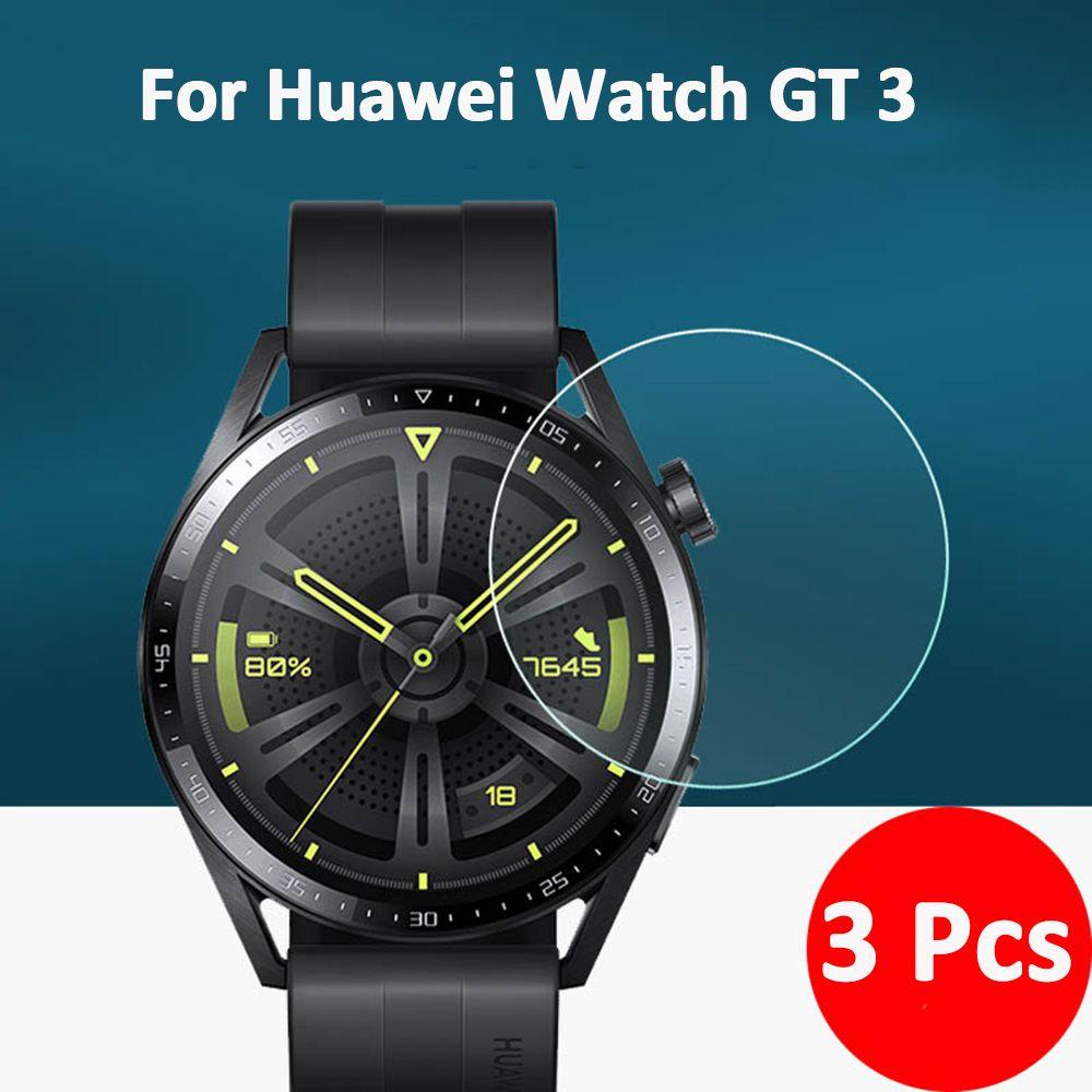 Set 3 Phim Dán Bảo Vệ Màn Hình 46mm Trong Suốt Cho Đồng Hồ Huawei Watch GT 3 46mm GT Runner