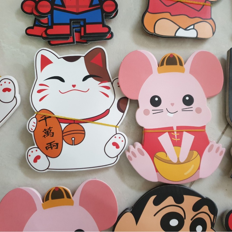 SỈ 10 CÁI BAO LÌ XÌ 3D HOTREND
