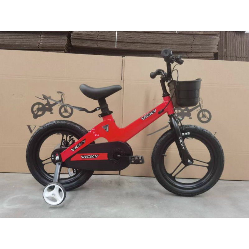 xe đạp trẻ em Vicky , khung nhôm đủ size ( xe mới 100%, có hỗ trợ lắp ráp sẵn)