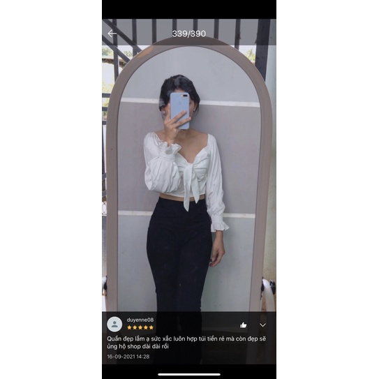 Quần Ống Loe Cạp Cao Dài Tôn Dáng Hàng Cao Cấp