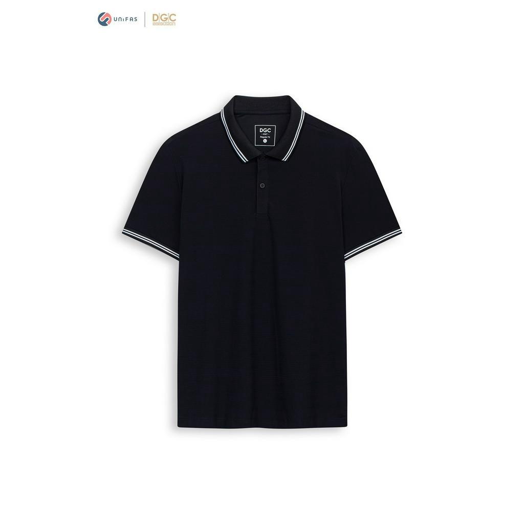 Áo polo ngắn tay DGC - SAPBC05M dáng suông, vải ít nhăn, thoáng khí có co giãn nhẹ