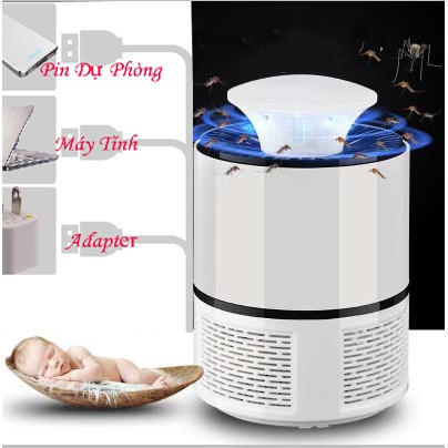 Máy Bắt Muỗi, Bắt Côn Trùng Thông Minh Ứng Dụng Công Nghệ Led UV Cao Cấp