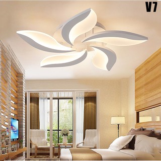 Đèn Ốp Trần Trang Trí Hình Hoa Sen 6 Cánh Mẫu V7