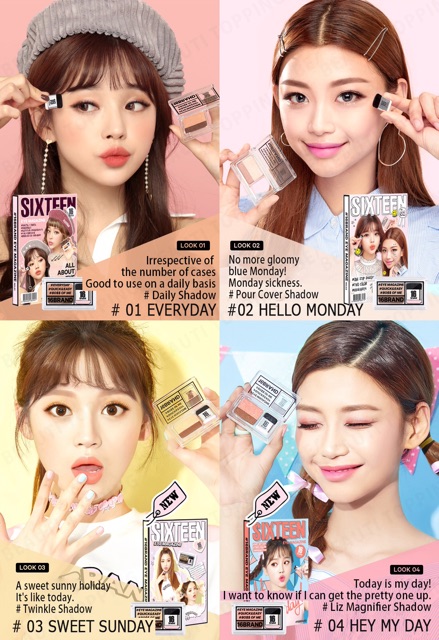 Kit Màu Mắt 16 Brand Sixteen Eye Magazine