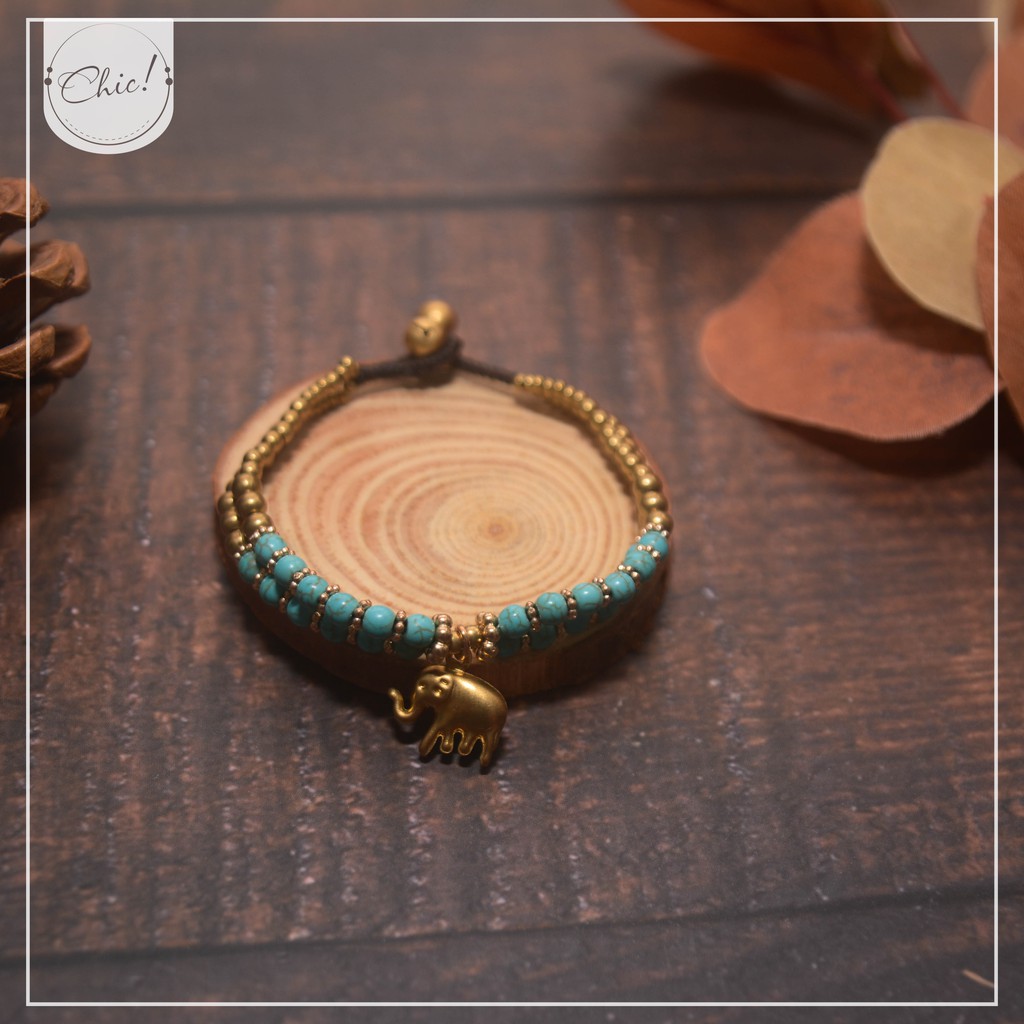 Vòng tay boho - hình voi