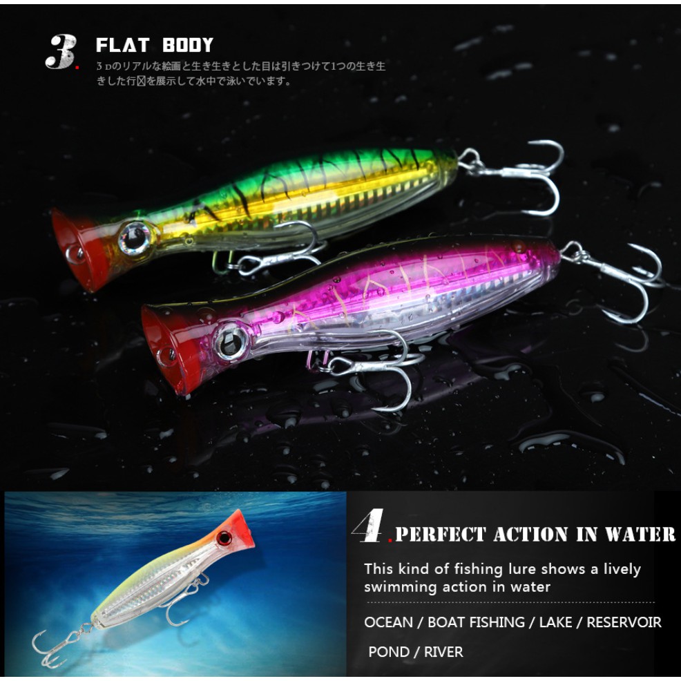 Mồi giả câu cá 120mm/ 43g nhiều màu tùy chọn