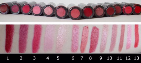 Combo 10 son MUA đủ màu