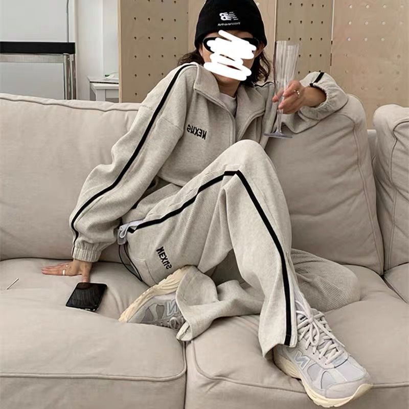 Set áo Sweater dáng rộng + quần thời trang mùa thu cho phái nữ