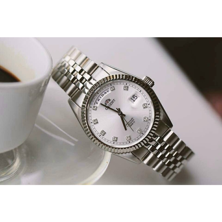 Đồng hồ cơ nam Orient Automatic FAG03001B0 - Máy cơ dây thép mặt  Bảo hành 2 năm