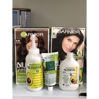 THUỐC NHUỘM TÓC GARNIER NUTRISSE CREME 100% PHỦ BẠC