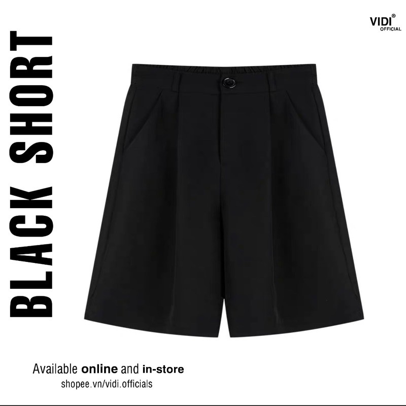 BLACK SHORT (Quần Tây Short)