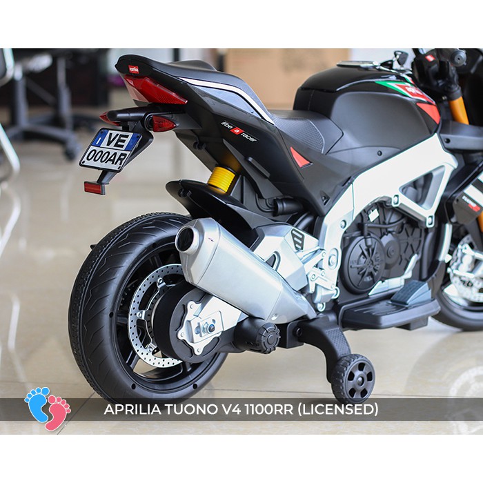 Mô tô điện Licensed APRILIA TUONO cho bé BABY PLAZA V4 1100RR