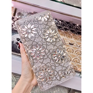 Bóp Đầm Đeo Vai Trang Trí Hoạ Tiết Cao Cấp