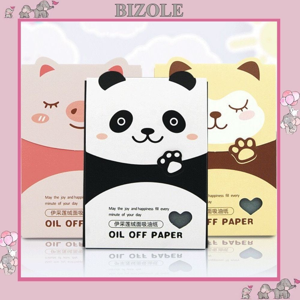 Giấy thấm dầu Bizole 80 tờ than hoạt tính Oil Off Paper OP24 | BigBuy360 - bigbuy360.vn