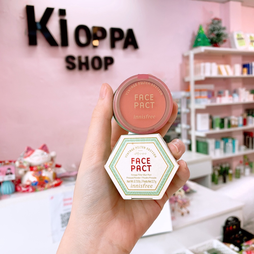 Phấn phủ innisfree Vintage Filter Blur Pact