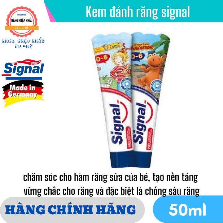 [HÀNG ĐỨC] Kem đánh răng signal cho trẻ 50ml