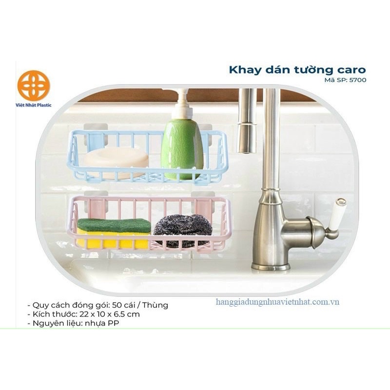 Khay dán tường caro 5700 freeship