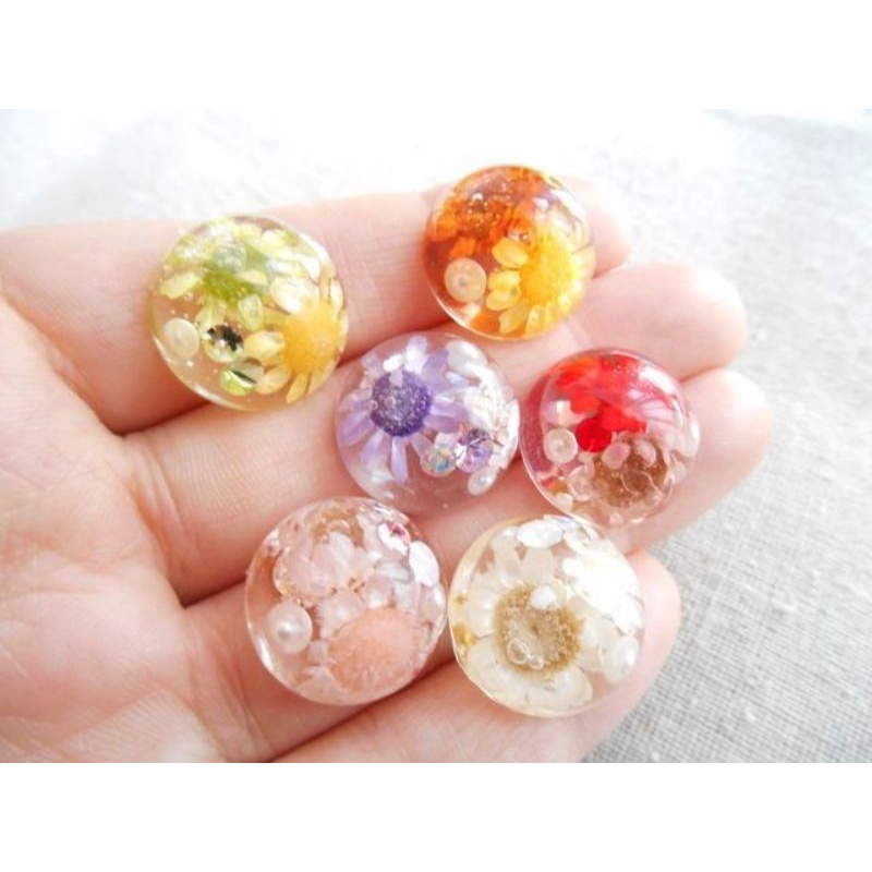 Khuôn bán cầu 5 size dùng làm trang sức sáng tạo trong resin, handmade...