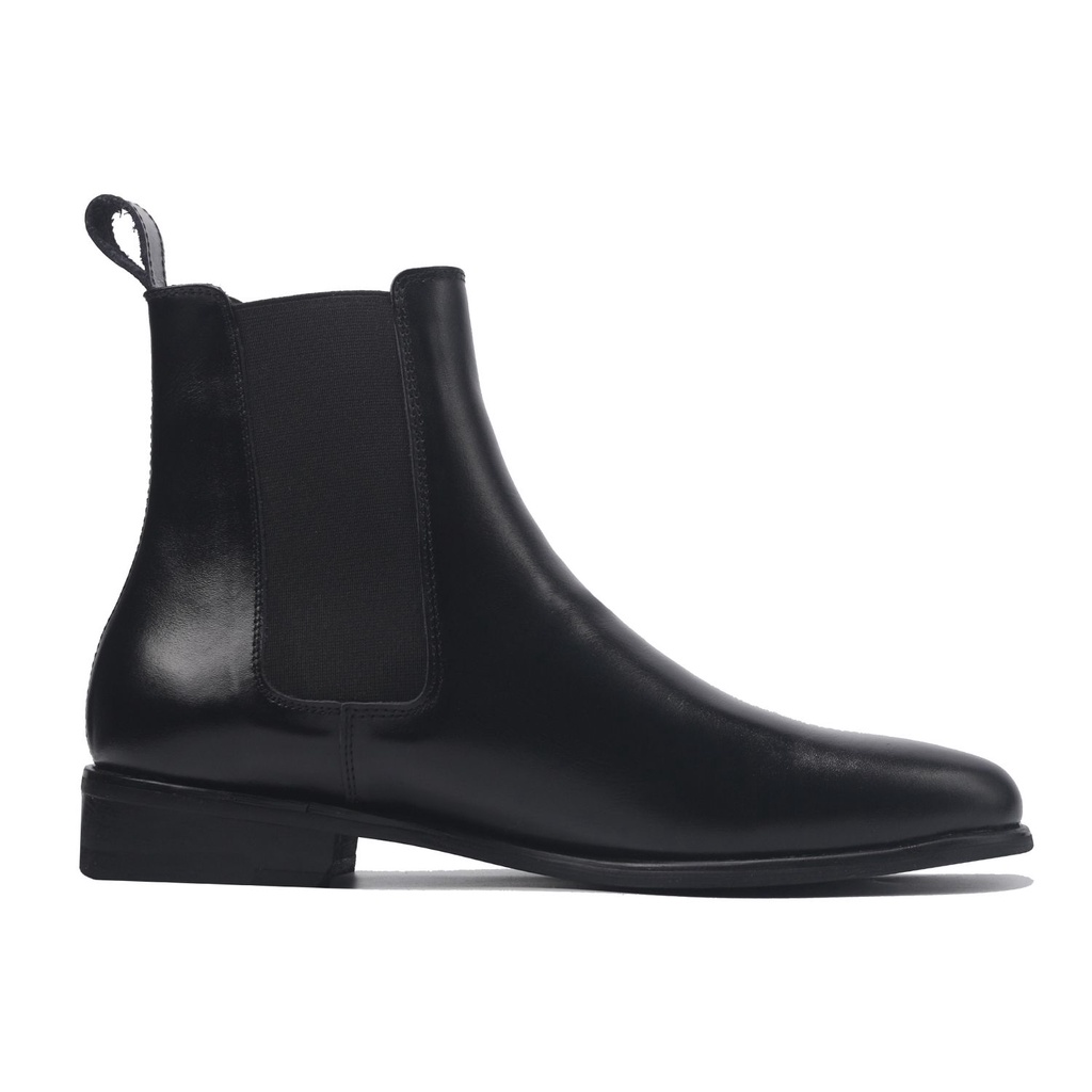 Giày Chelsea boots nam phiên bản mũi tròn, da bò cao cấp nhập khẩu handmade August shoes AG4D chính hãng bảo hành 12 thá | WebRaoVat - webraovat.net.vn