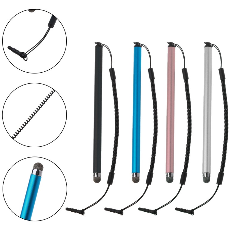 Dây Móc Khóa Gắn Bút Stylus Cảm Ứng Chống Thất Lạc Bằng Sợi Carbon Cho Điện Thoại Thông Minh