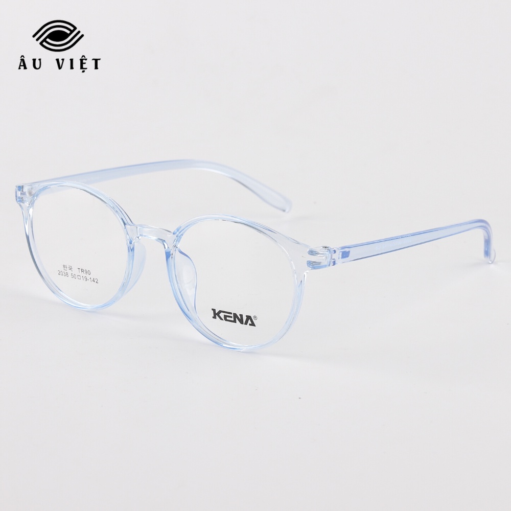 Gọng kính nhựa Kena 2038 dáng tròn Full box