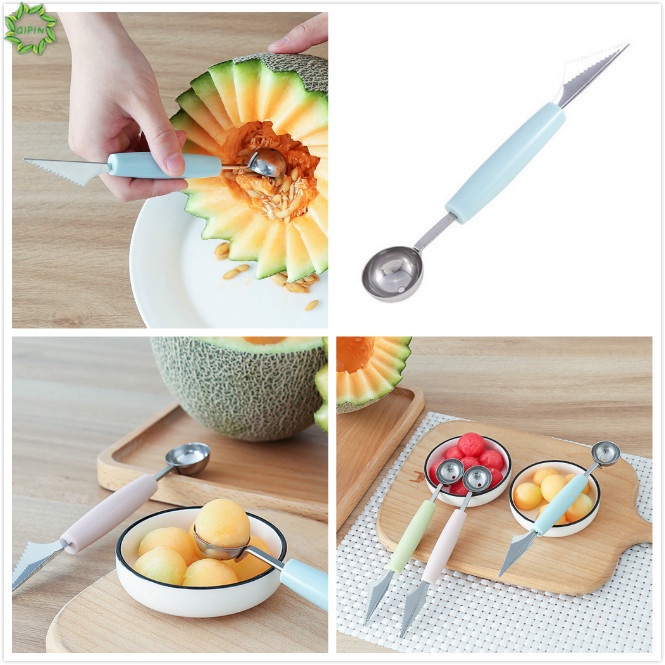 1 Muỗng Múc Trái Cây Bằng Thép Không Gỉ Đa Năng