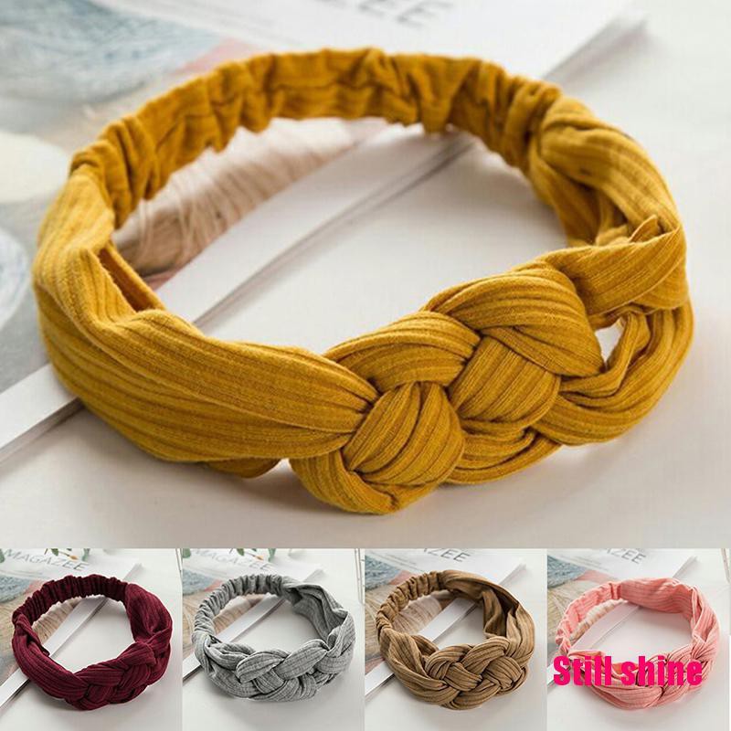 Băng Đô Co Giãn Màu Sắc Thời Trang Cho Nữ